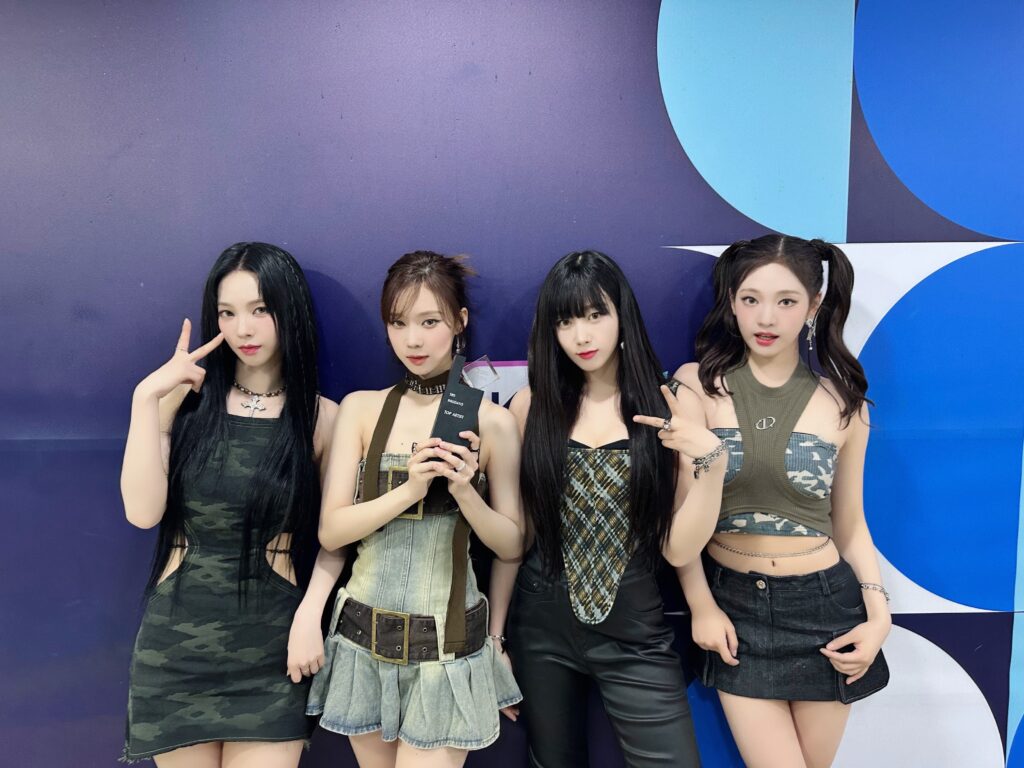 230521 aespa Twitter Update - Spicy 4th Win