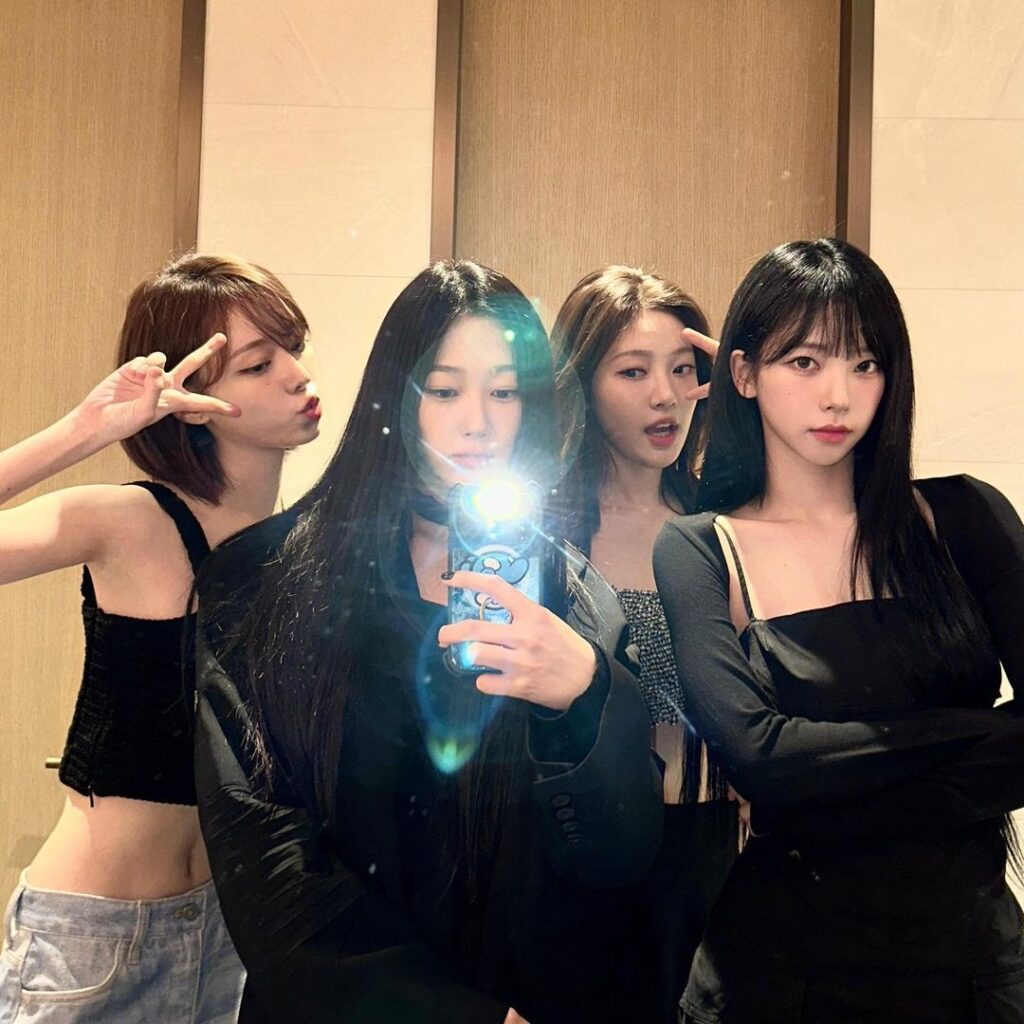 230522 Giselle Instagram Uppdate with aespa