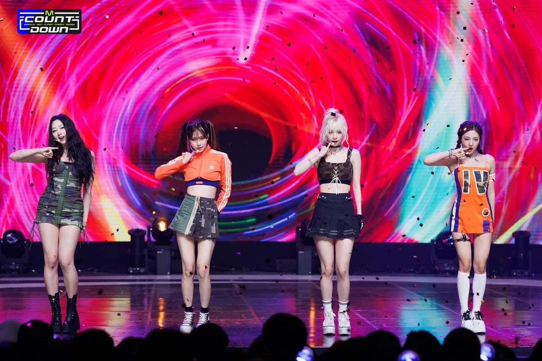 230523 aespa - M Countdown PD Note (230518 Spicy Stage Pics)