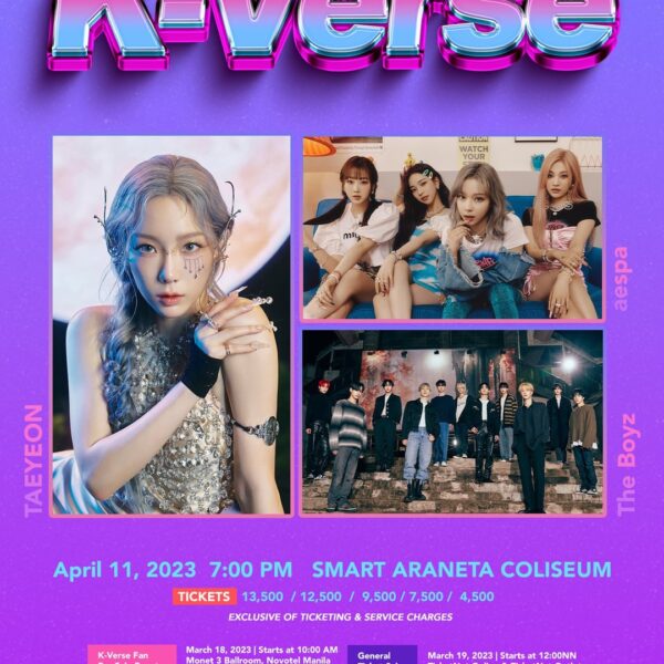 230309 aespa will be attending The Ultimate Pop Universe: K-VERSE in Manila on April 11th
