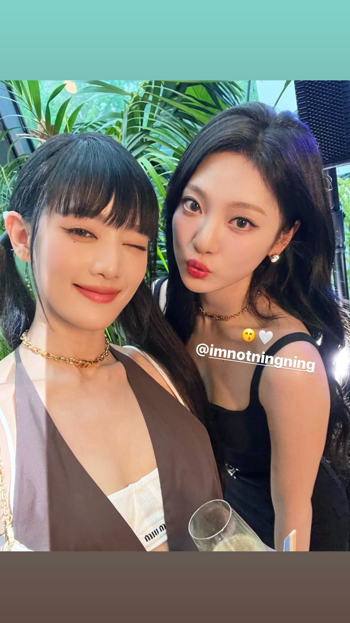 230629 (G)I-DLE Minnie Instagram Story Update with Ningning