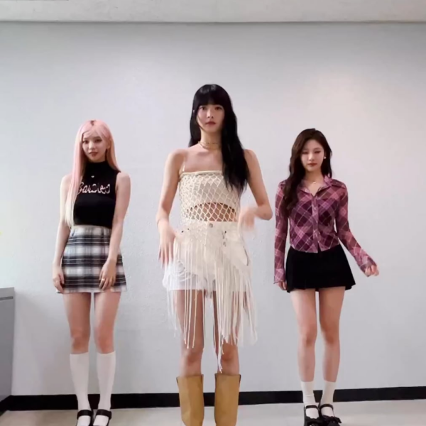 230515 LE SSERAFIM TikTok Update with Eunchae, Karina and Ningning (Unforgiven Challenge)