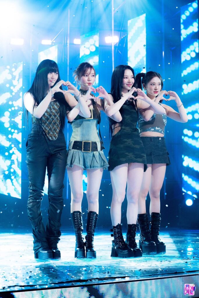230524 aespa - Inkigayo PD Note (230521 Spicy Stage Pics)