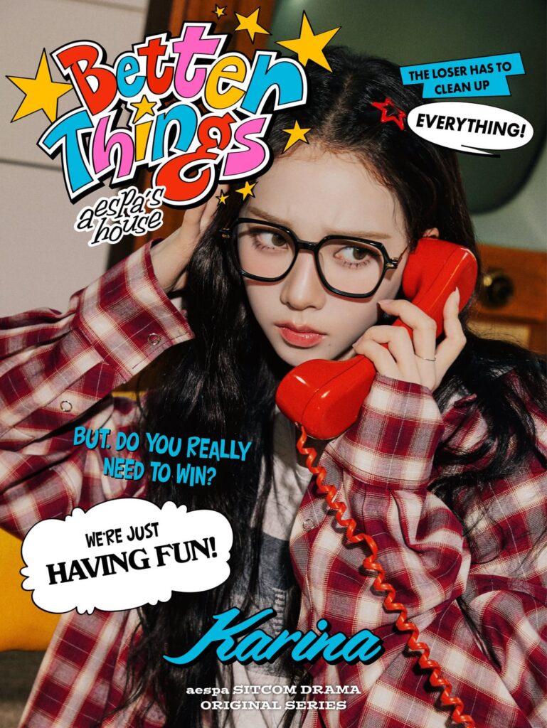 230804 aespa - Better Things (Sitcom Character Posters)