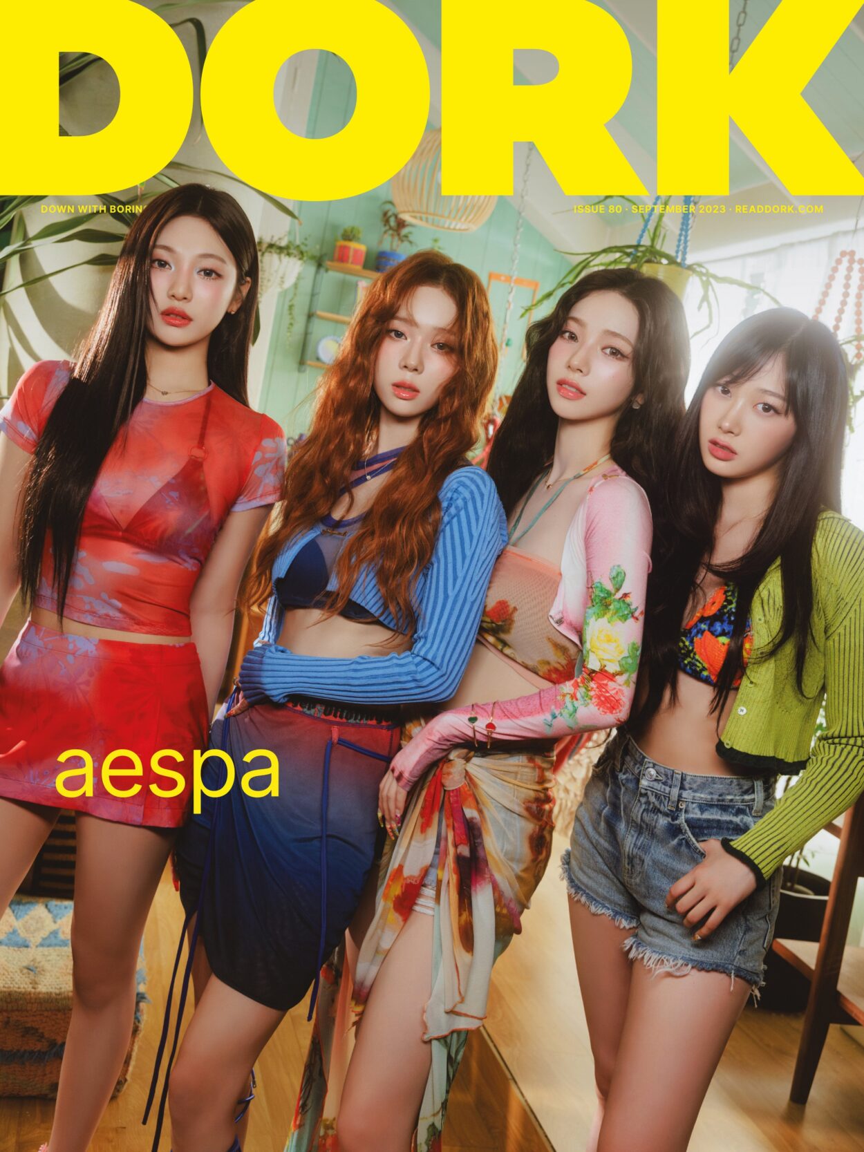 230811 aespa will on the cover of Dork Magazine's September 2023 Issue