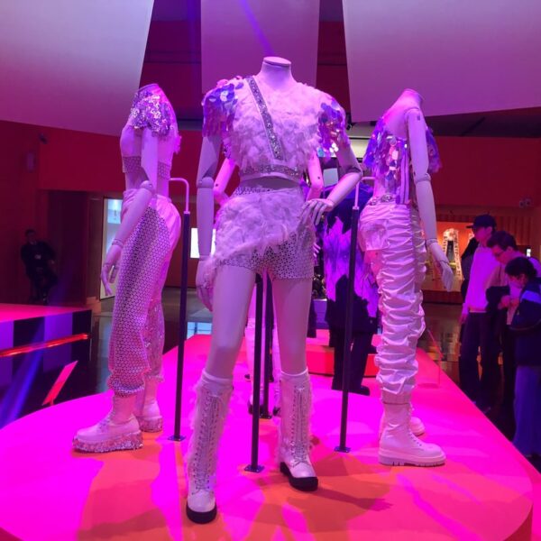 aespa’s Next Level outfits in the V&A’s ‘Hallyu! The Korean Wave’ exhibition.