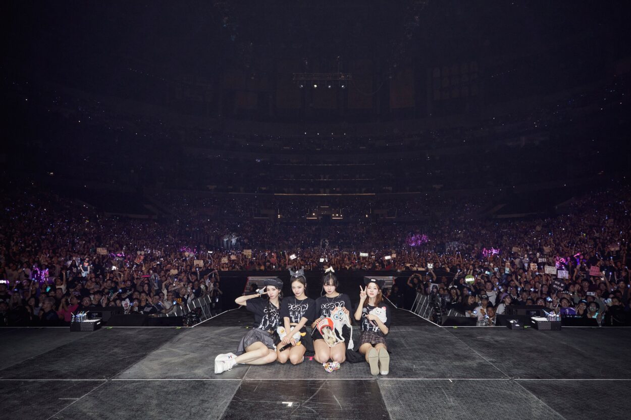 230814 aespa Twitter Update - aespa LIVE TOUR 2023 ‘SYNK : HYPER LINE’ in LA Thank you LA 🌴❤️‍🔥