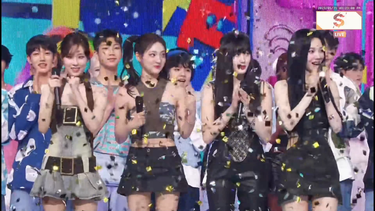 230521 aespa earns their fourth win for ‘Spicy’ on SBS Inkigayo