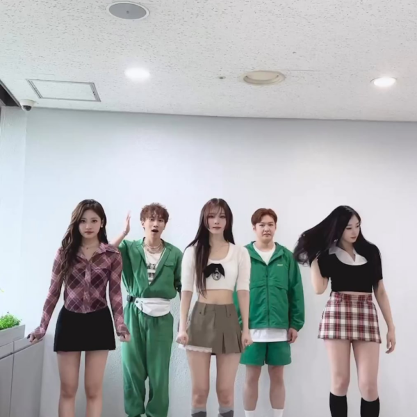 230515 aespa TikTok Update (Spicy Challenge with BtoB Eunkwang and Changsub)