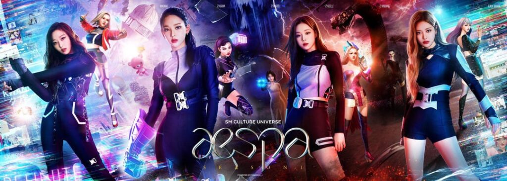 230221 aespa Twitter Update - SM CULTURE UNIVERSE - aespa Season 1 Poster