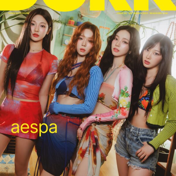 230811 aespa will appear on the cover of Dork Magazine's September 2023 Issue