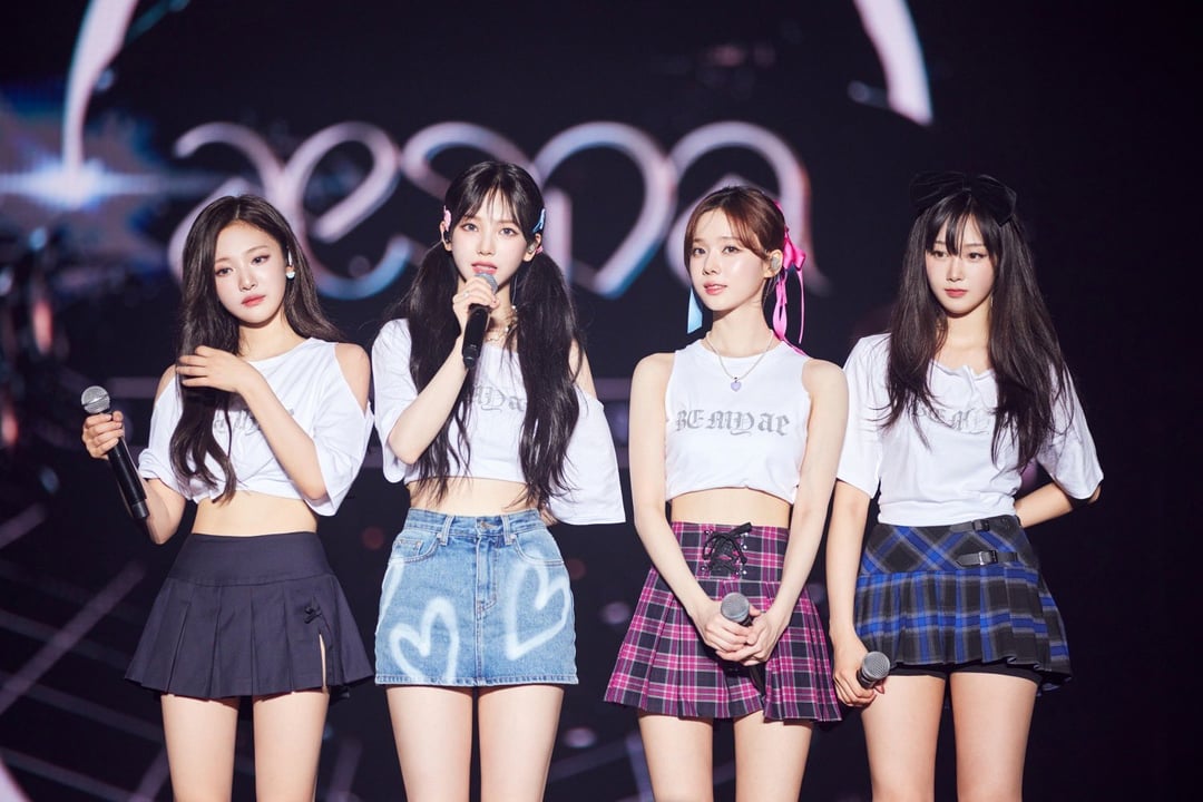 230626 SMTOWN Twitter Updates with aespa - SYNK HYPERLINE in JAKARTA