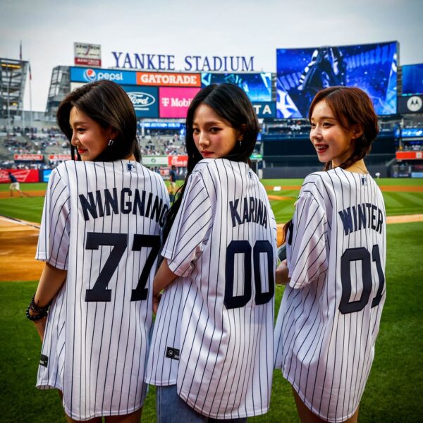230608 New York Yankees Twitter Update with aespa