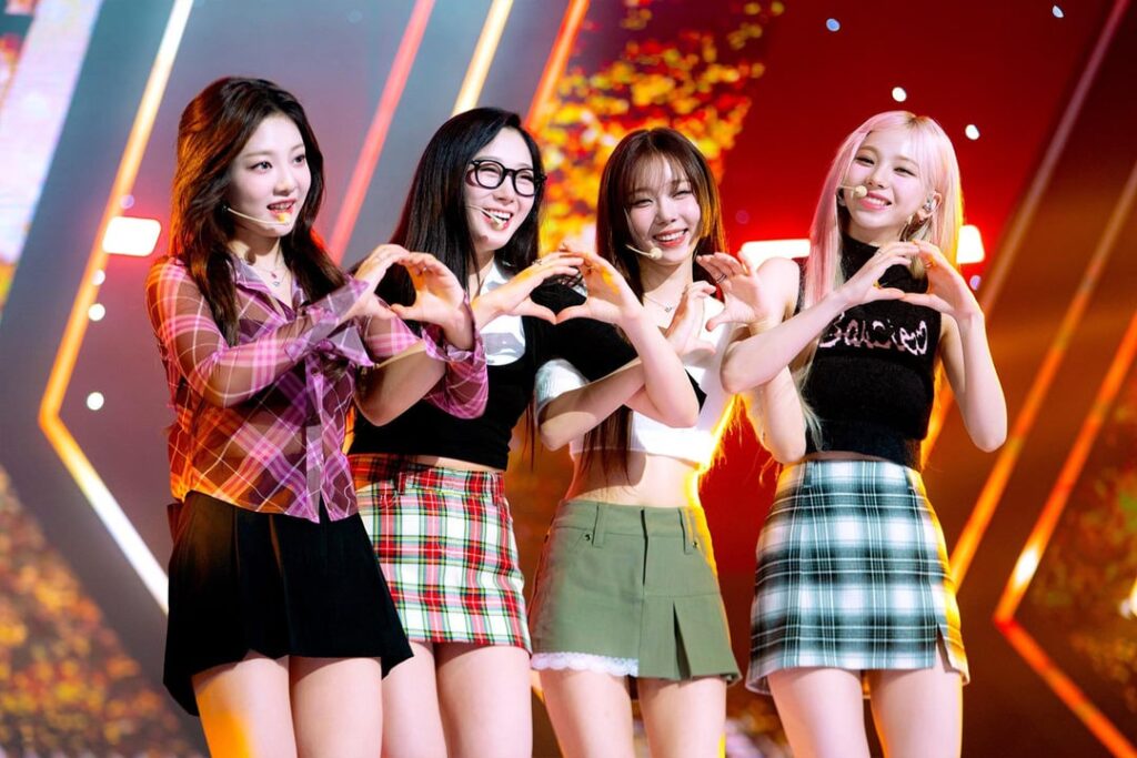 230525 aespa - Inkigayo PD Note (230514 Thirsty Stage Pics)