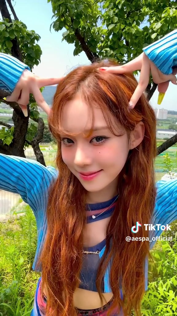 230916 aespa TikTok Update with Winter - 🐾😽😻