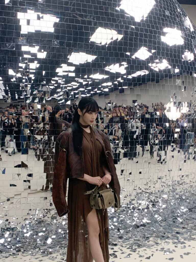 230928 aespa Twitter Update - Giselle at Acne Studios Women’s SS 2024 Show