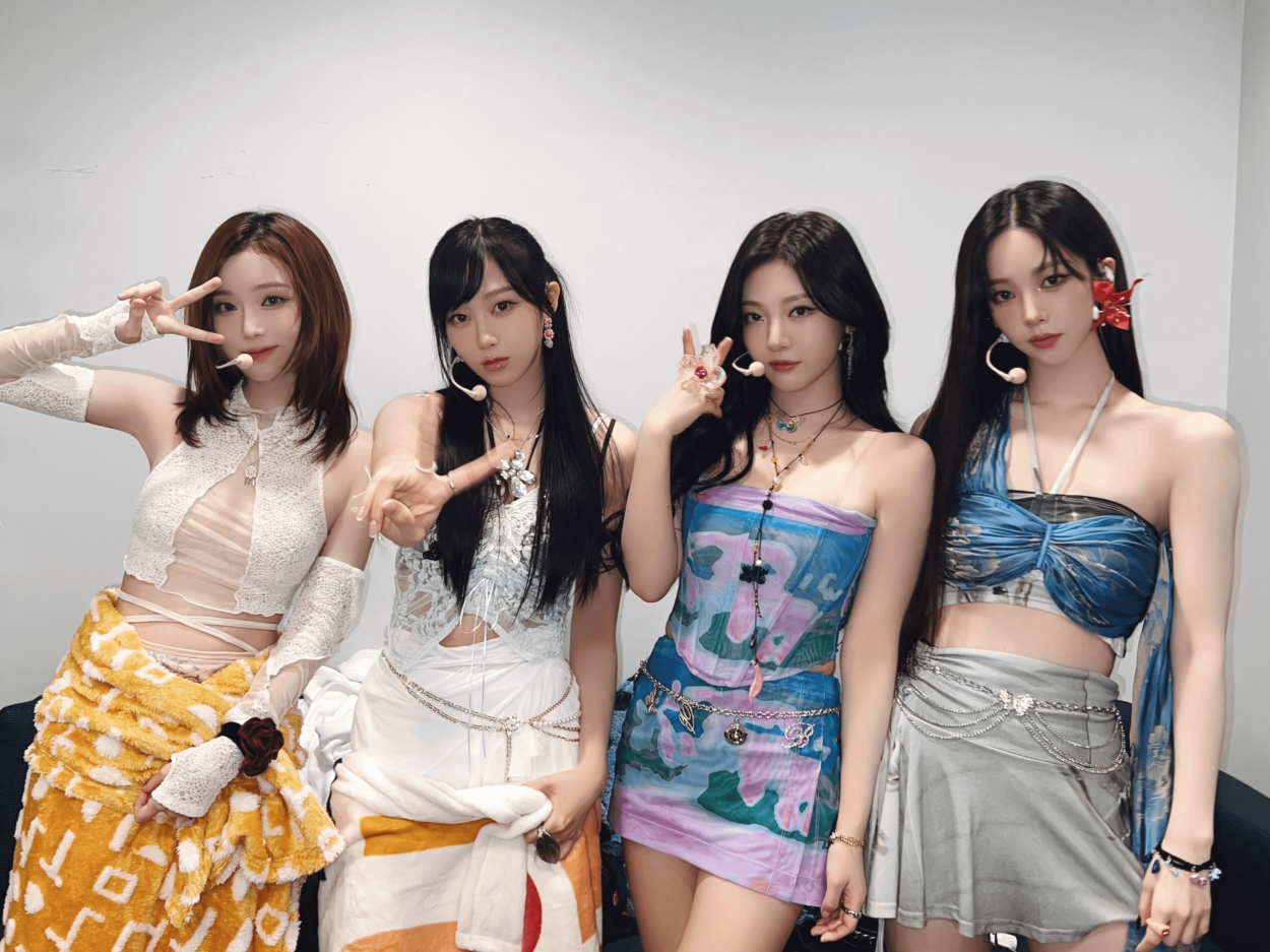 230907 aespa Twitter Update - Glad to be back on Good Morning America 🐠☀️