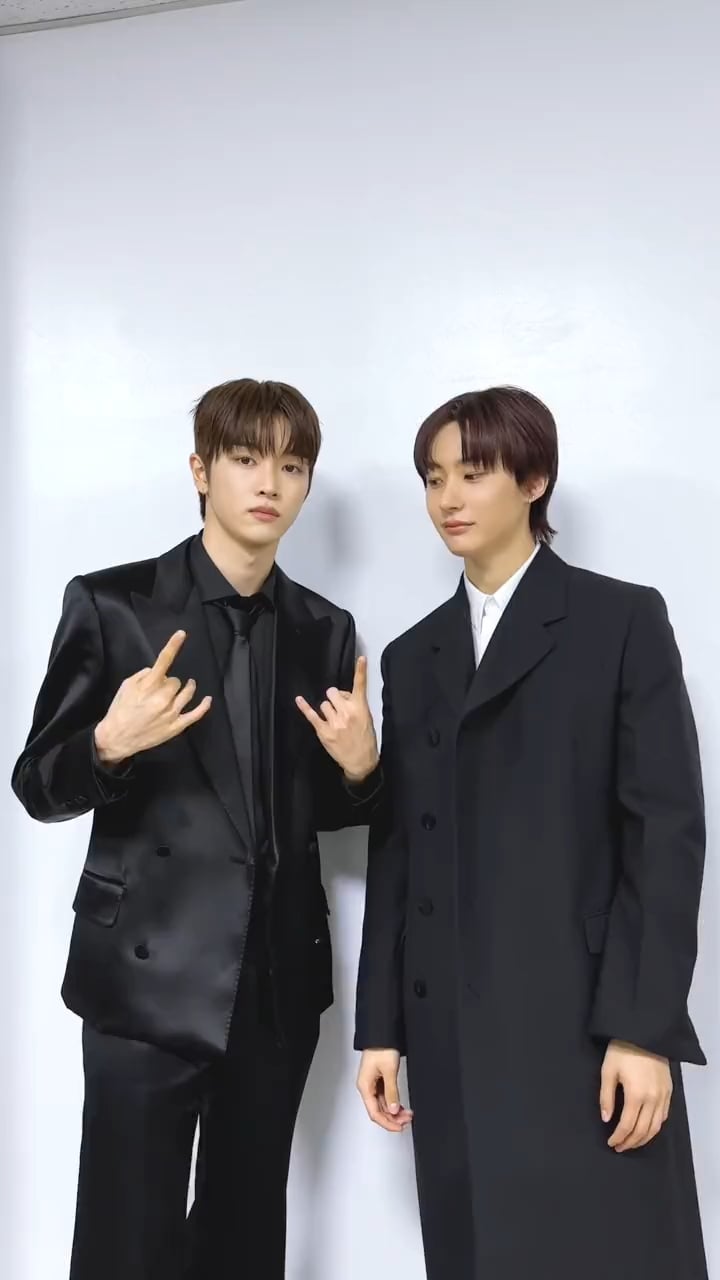 231011 aespa TikTok Update with Karina & Ningning - #BetterThingsChallenge 🫧🐠✨ with RIIZE Sungchan & Anton