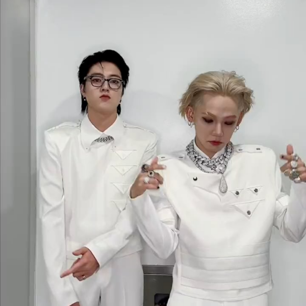 231013 aespa TikTok Update with Giselle & Winter - #BetterThingsChallenge 🪸🫧🐠 with TREASURE Choi Hyunsuk & Haruto