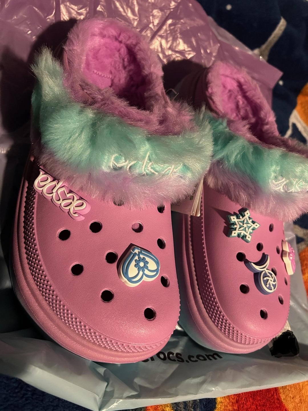 My AESPA Crocs finally arrived! Blessed with a Karina photocard