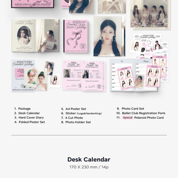 231024 aespa Twitter Update - 2024 SM ARTIST SEASON’S GREETINGS (Package Details)