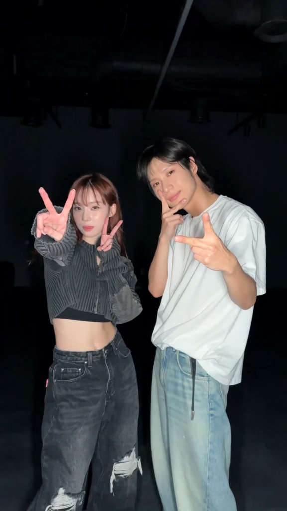 231031 SHINee TikTok Update with Winter - #Guilty_Challenge with Taemin