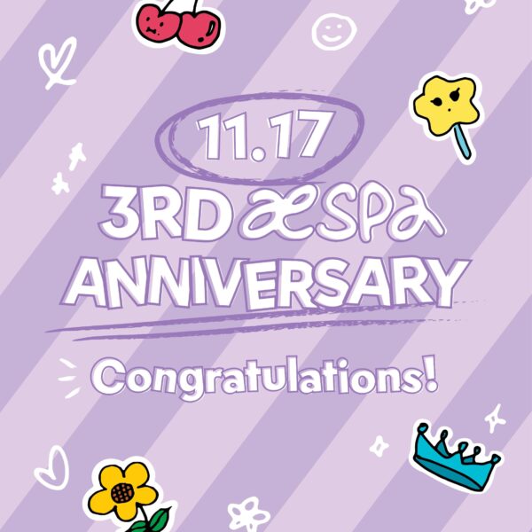 231117 aespa Twitter Update - aespa Debut 3rd Anniversary 11.17 Congratulations!