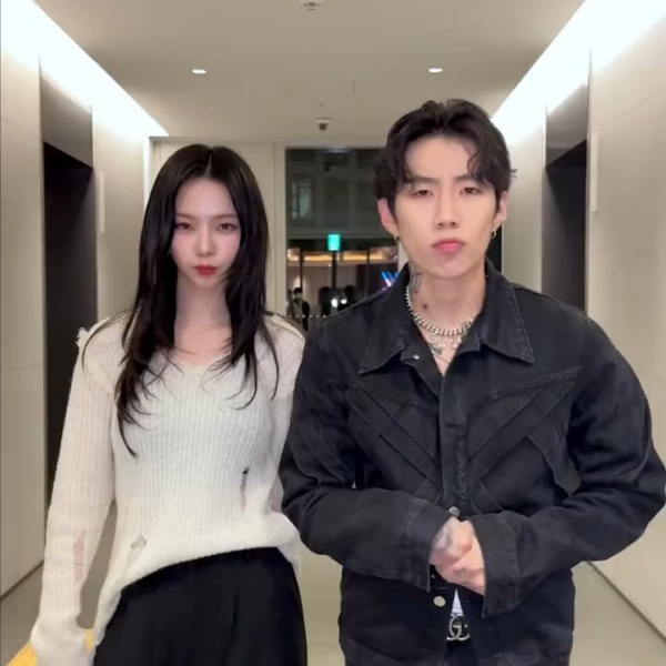 231114 aespa TikTok Update with Karina - #ImtheDrama with Jay Park 😎💙