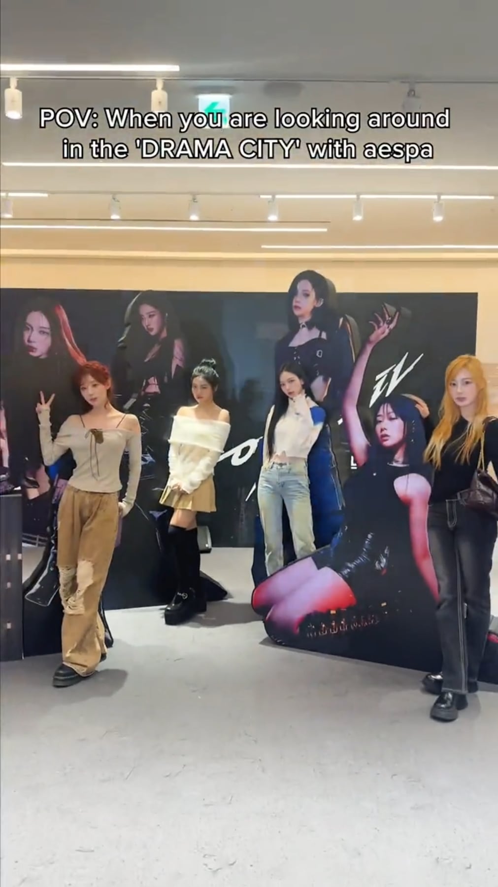 231122 aespa TikTok Update - #ImtheDrama Welcome to 'DRAMA CITY' 🌃⚡️