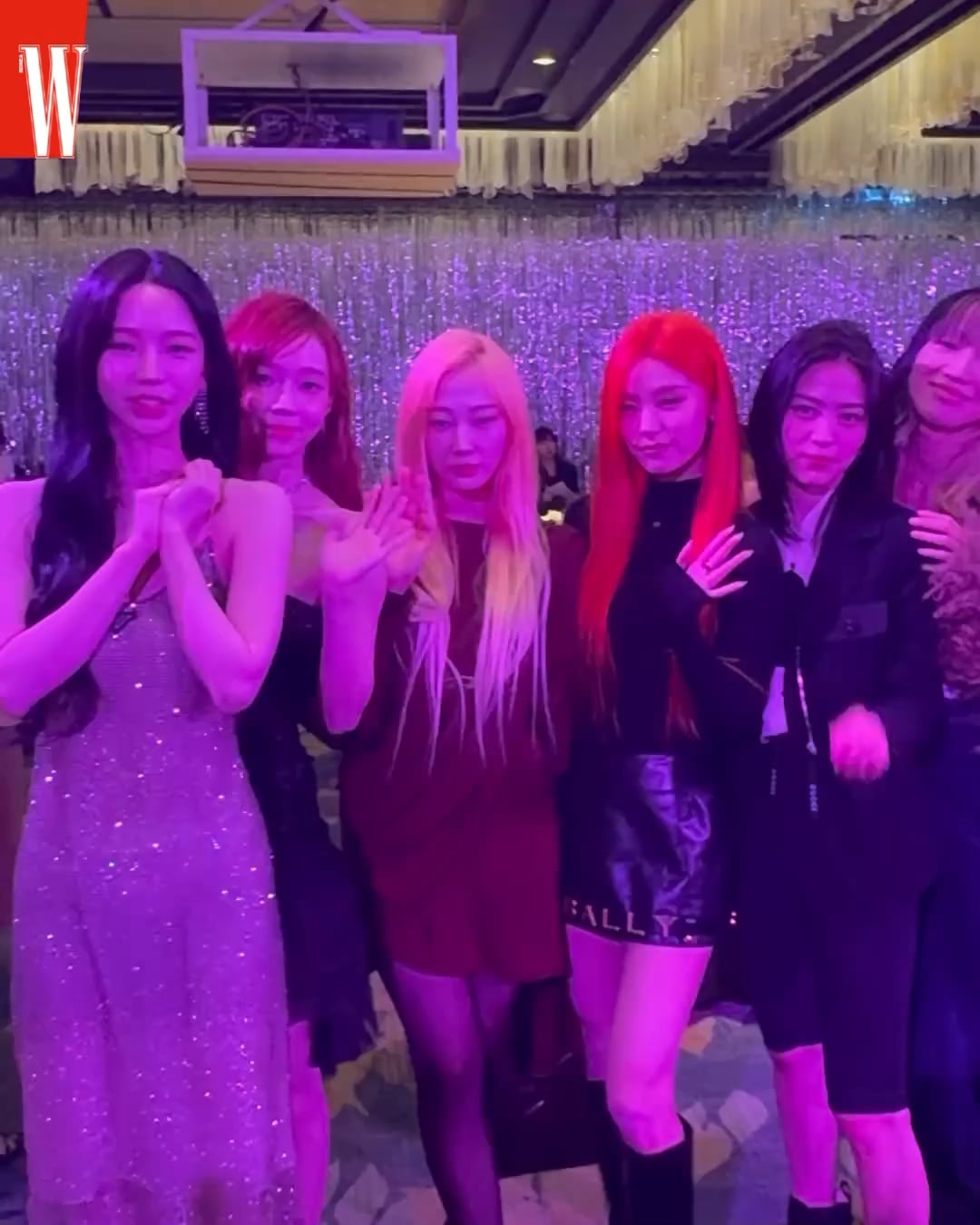 231124 wkorea Instagram Update with aespa 3 (feat. ITZY & Bada Lee)