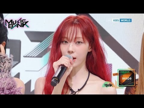 231110 aespa - Interview @ Music Bank