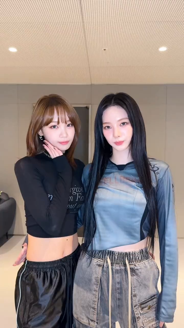 231110 LE SSERAFIM TikTok Update with Karina - 🐱Perfect KARINA ænergy🥰 (Perfect Night Challenge with Kim Chaewon)