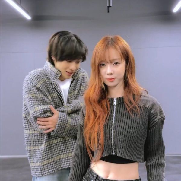 231111 aespa TikTok Update with Winter - Drama Challenge with Taemin