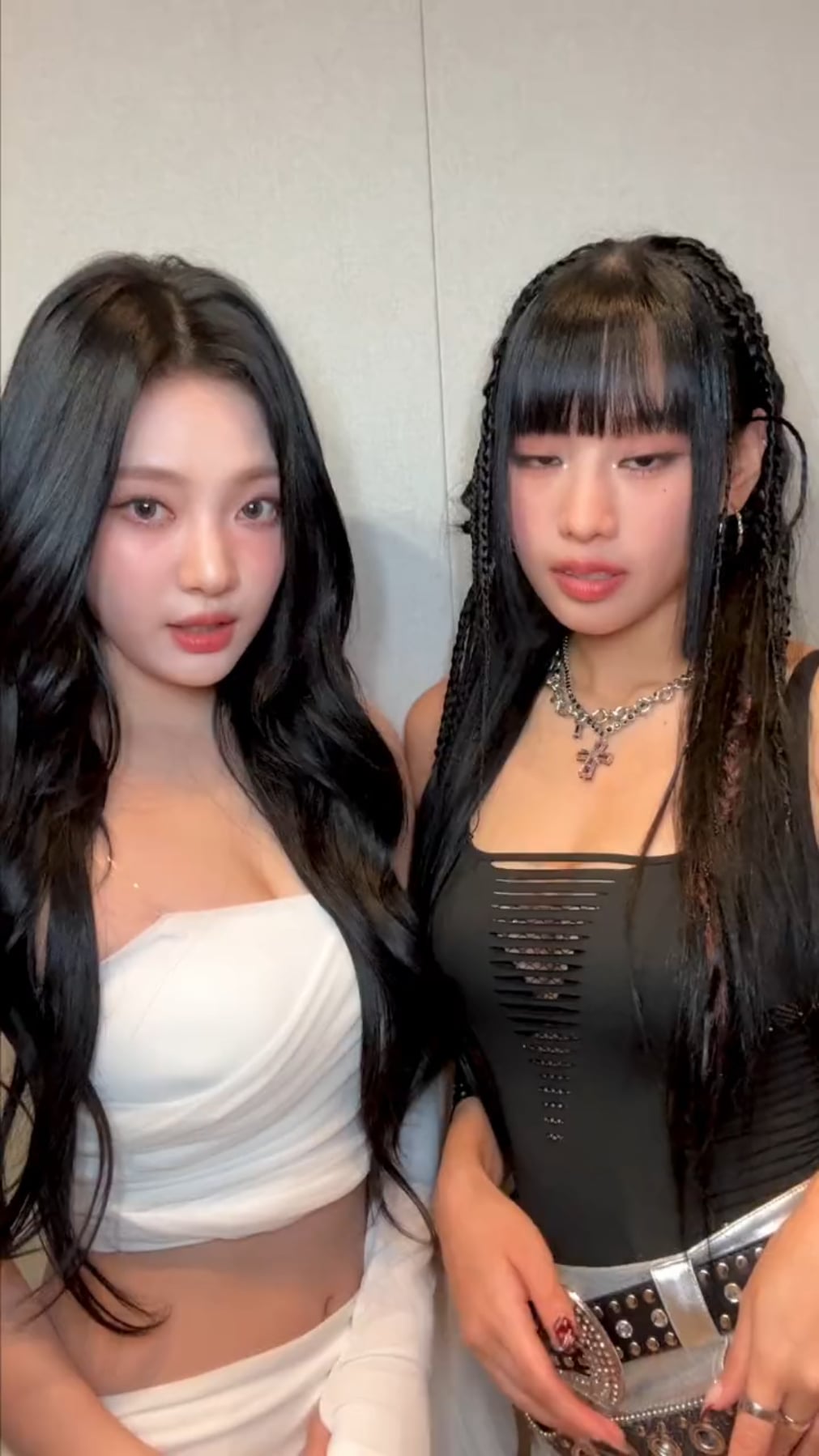 231121 aespa TikTok Update with Ningning - #ImtheDrama Oh my god 🫢 with KISS OF LIFE Natty