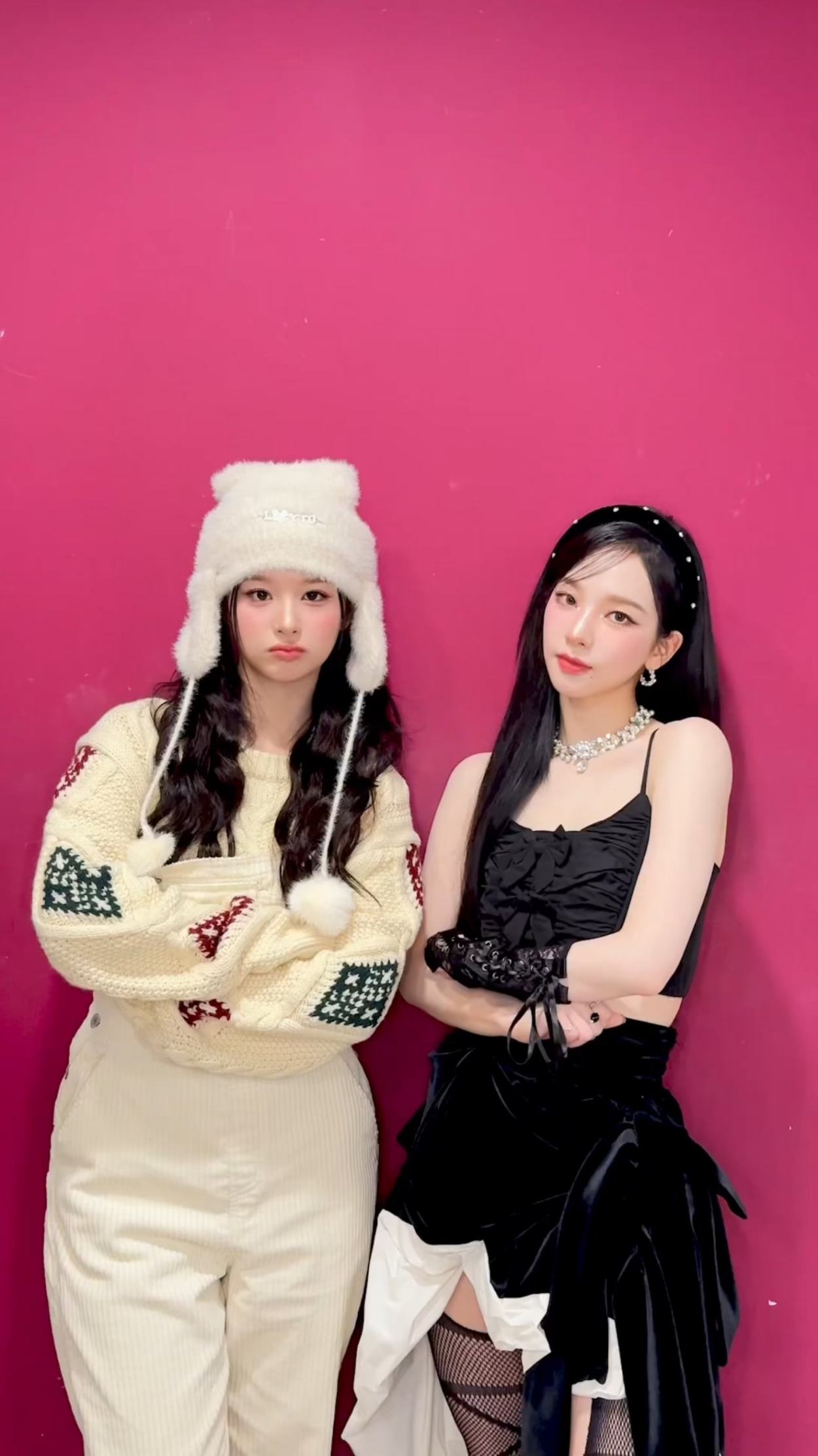 231207 NMIXX TikTok Update with Karina - Soñar the Drama💙 (with NMIXX Sullyoon)