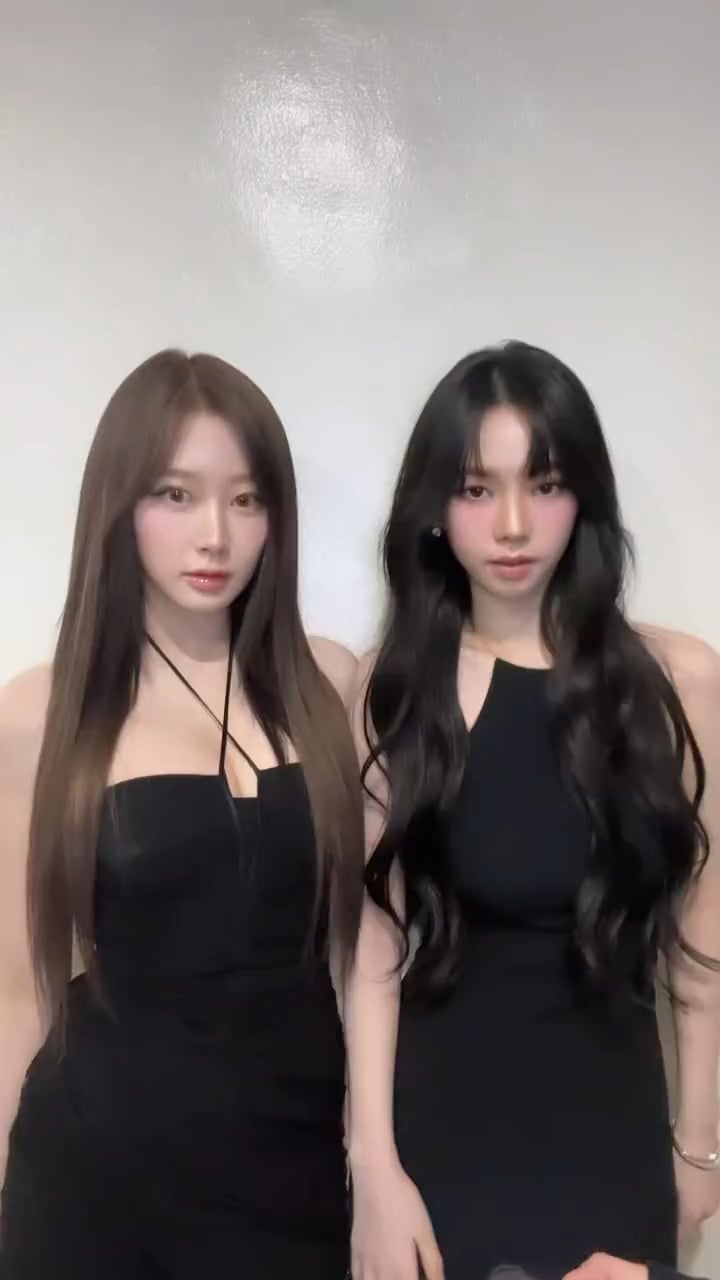 231215 aespa TikTok Update with Giselle and Karina - How is today's #audiz?
