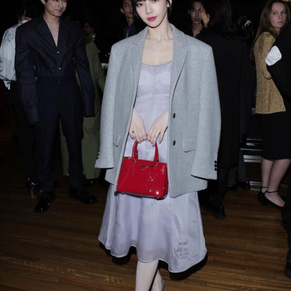 240114 L’Officiel Singapore Instagram Update with Karina - The Prada FW 2024 Menswear post-show dinner