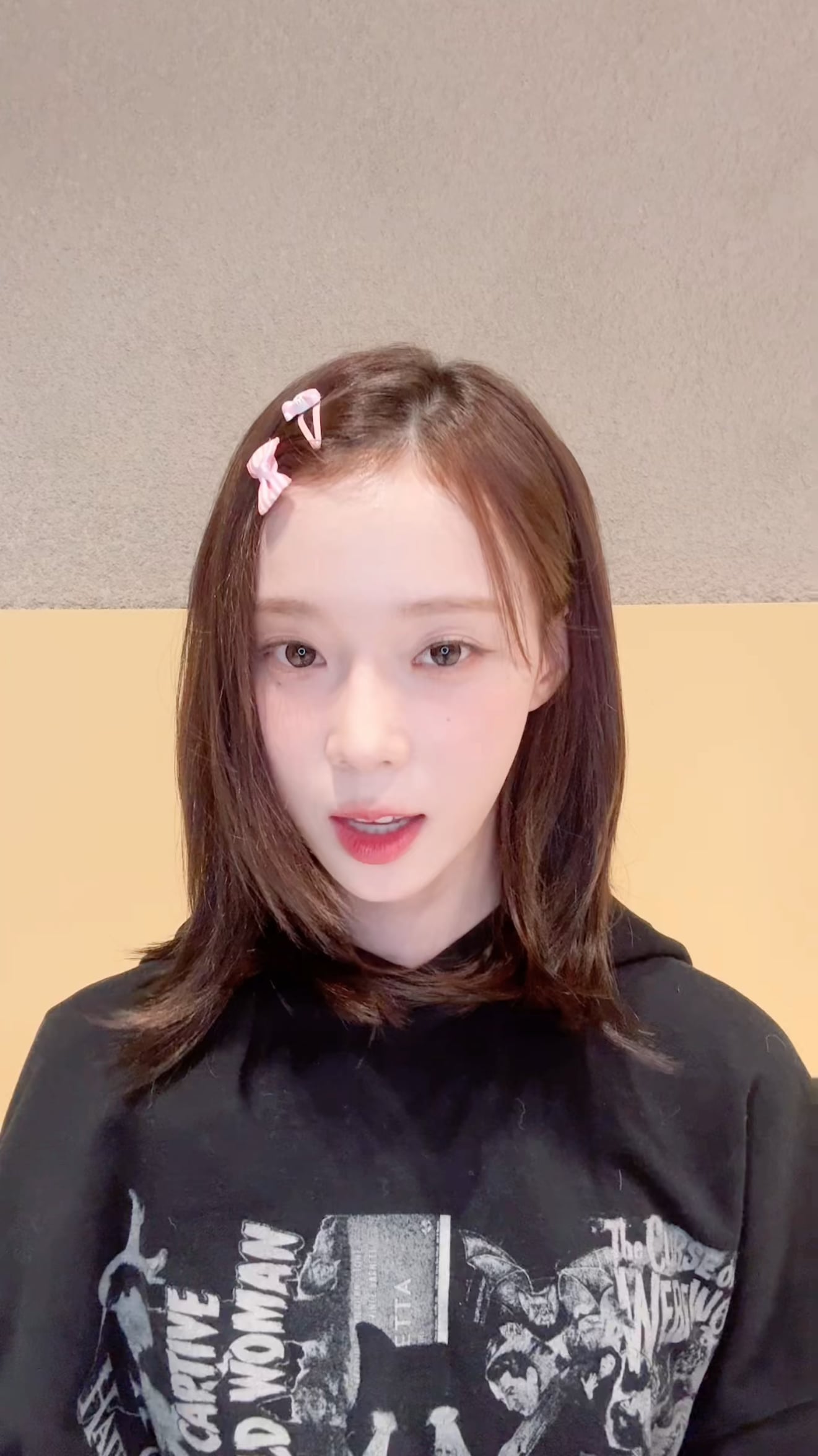 240124 aespa TikTok Update with Winter - I like your smiling face❄️