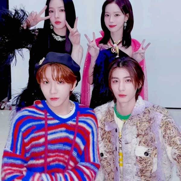 240105 aespa TikTok Update with Karina & Winter - Drama on a wild ride Drama 🎞️🤘 (with BOYNEXTDOOR LEEHAN & WOONHAK)