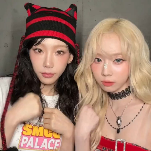 240221 aespa TikTok Update with Winter - 💝🤍 (with Girls Generation Taeyeon)