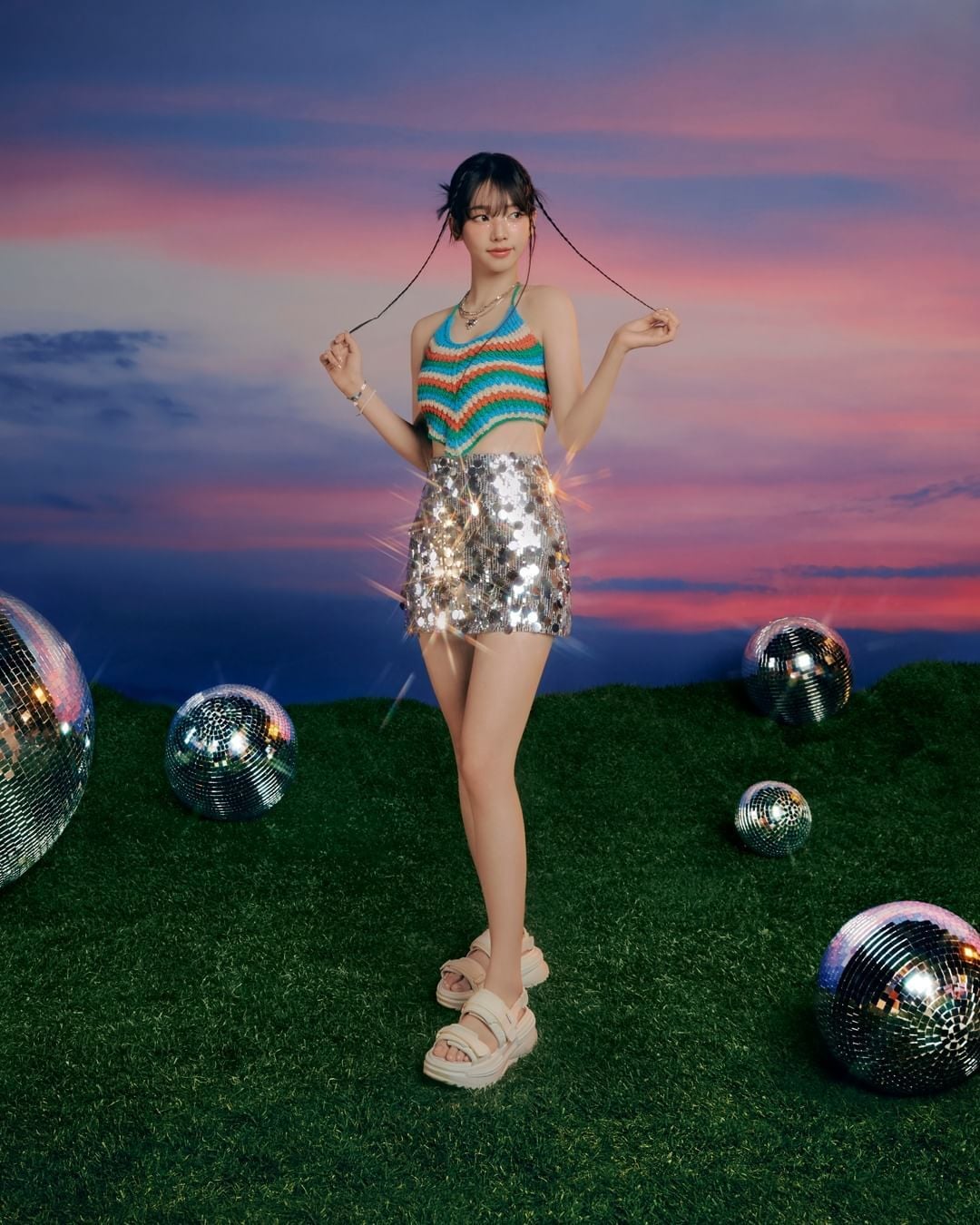 240412 Karina for Converse Korea - Run Star Utility Sandal with Karina