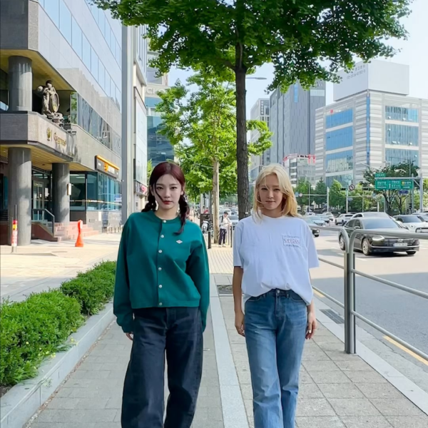 240529 aespa TikTok Update with Ningning - #Armageddon with #HYO (with Girls’ Generation Hyoyeon)