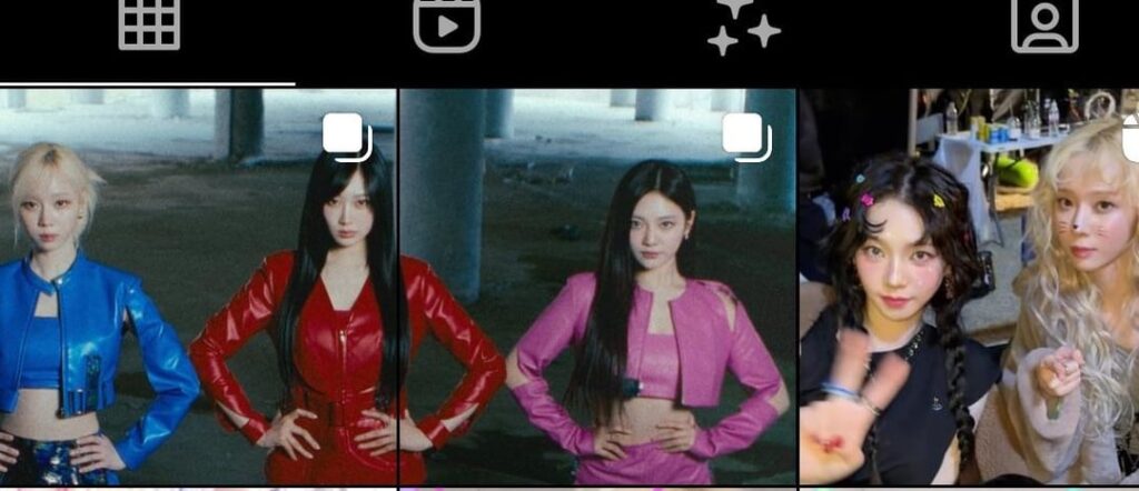 What is up with the Instagram layout??