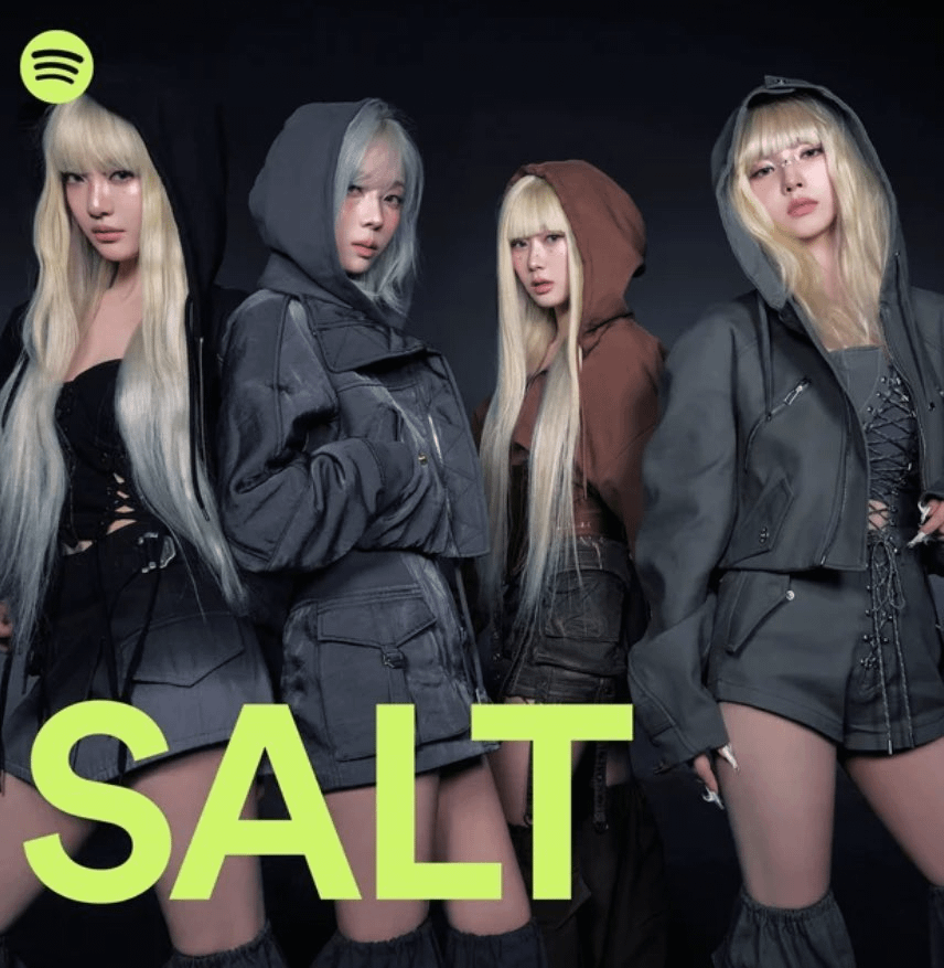 240517 aespa on the cover of Spotify's SALT playlist