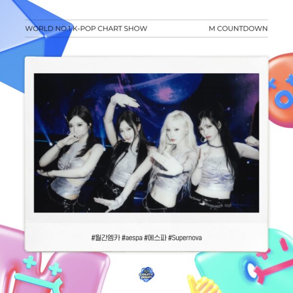240603 Mnet M Countdown Twitter Update with aespa