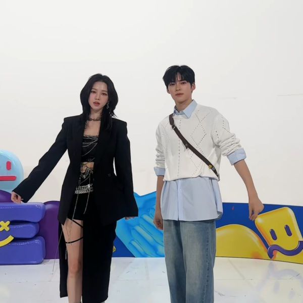 240602 aespa TikTok Update with Karina - #Armageddon with #SUNGHANBIN (with ZEROBASEONE Sung Hanbin)