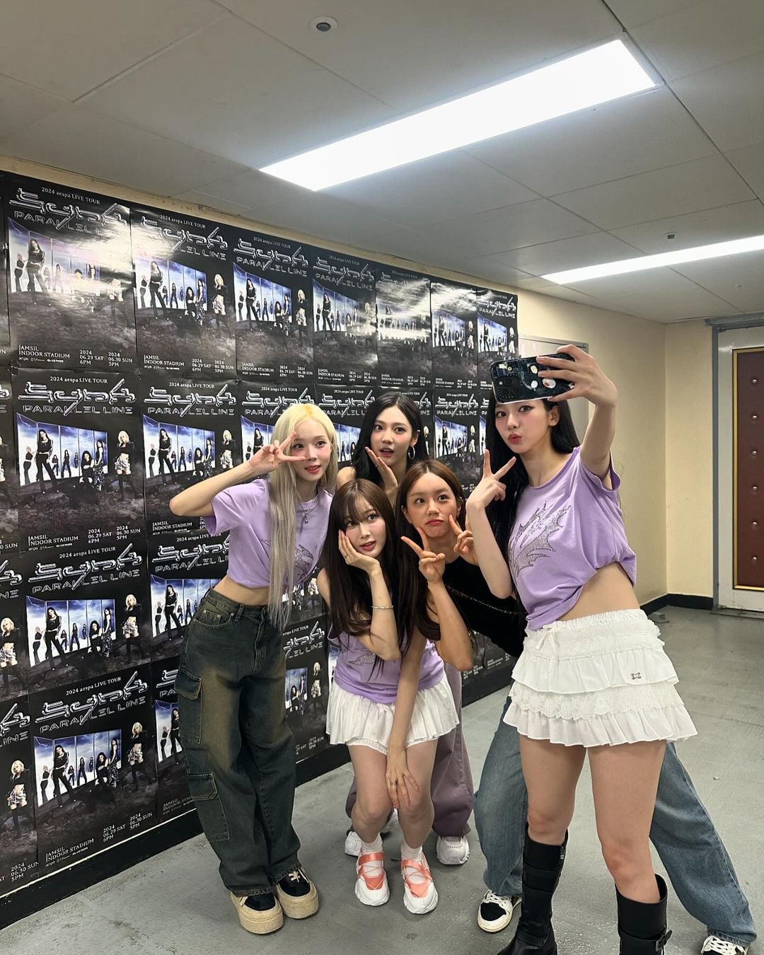 240630 hyeri_0609 Instagram Update with aespa (with Lee Hyeri & John Park)
