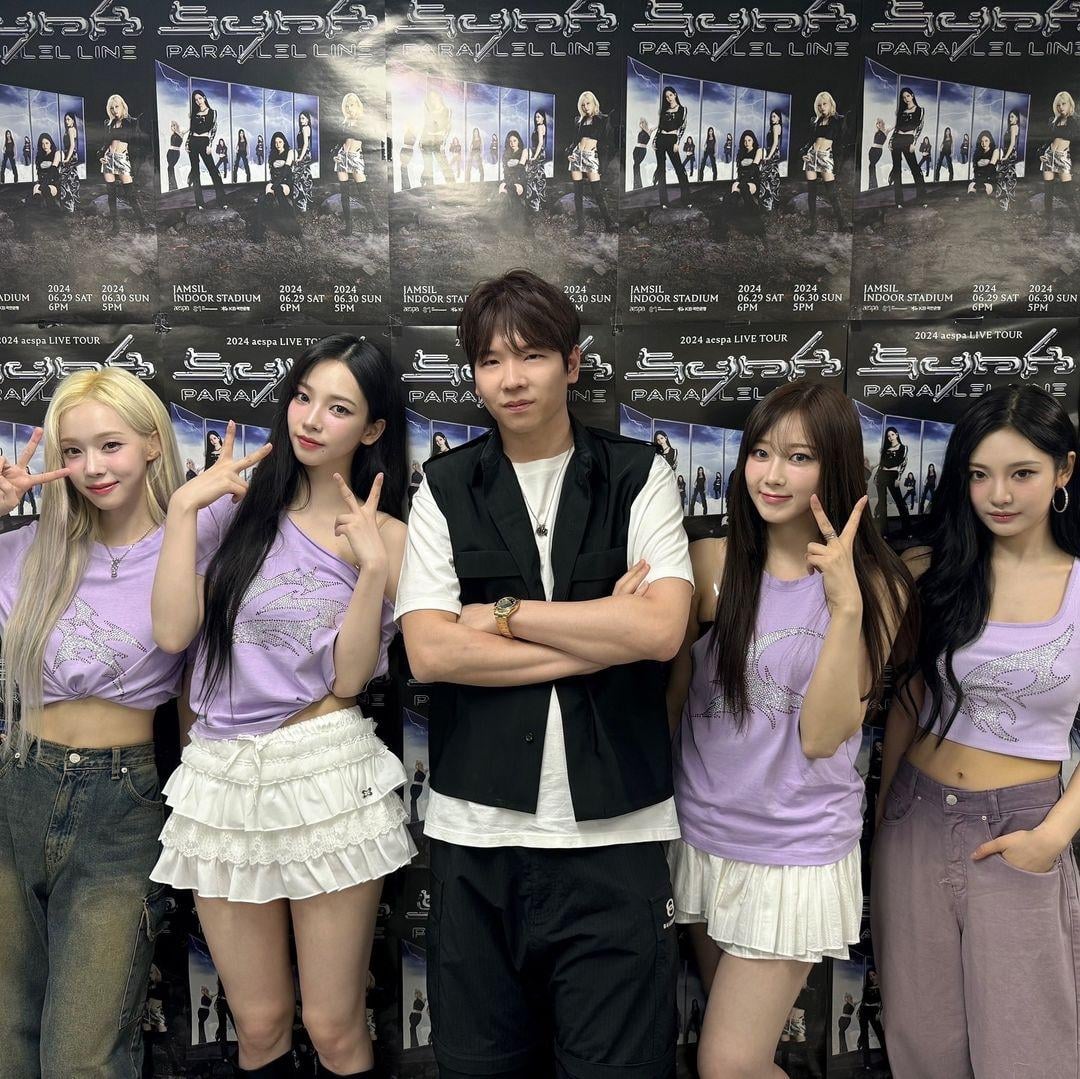 240701 DJ Raiden Instagram Update with aespa