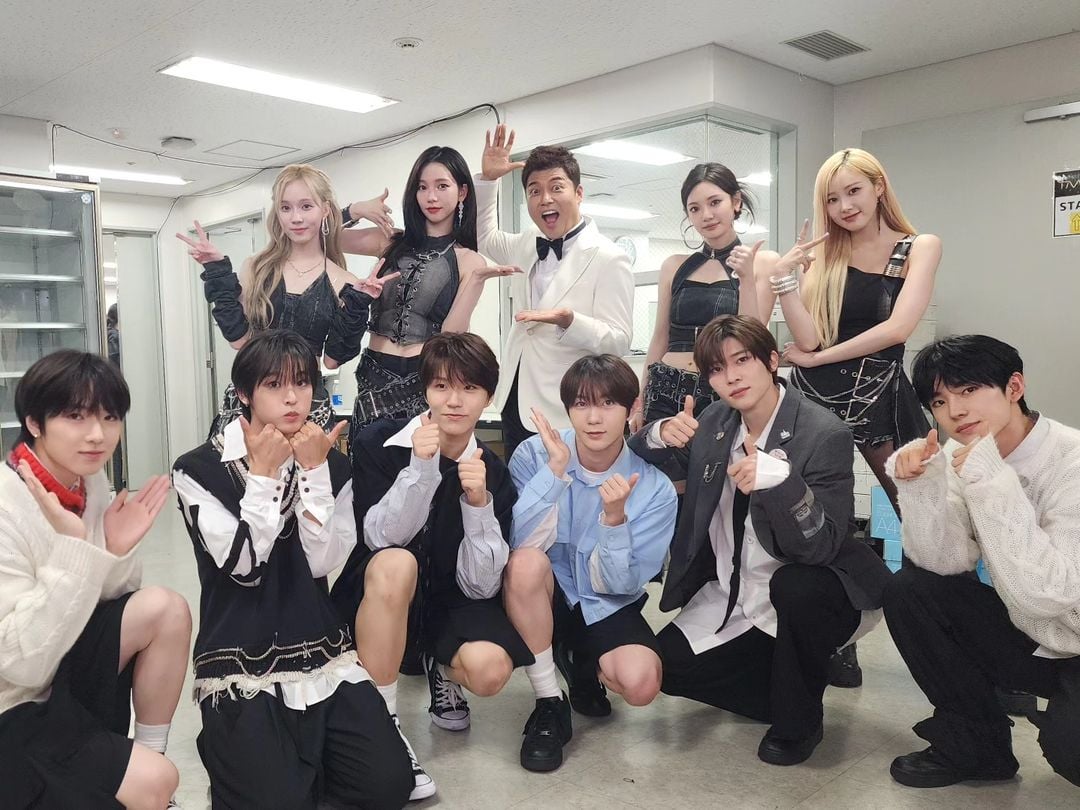 240908 Jun Hyunmoo Instagram Update with aespa (with NCT Wish)