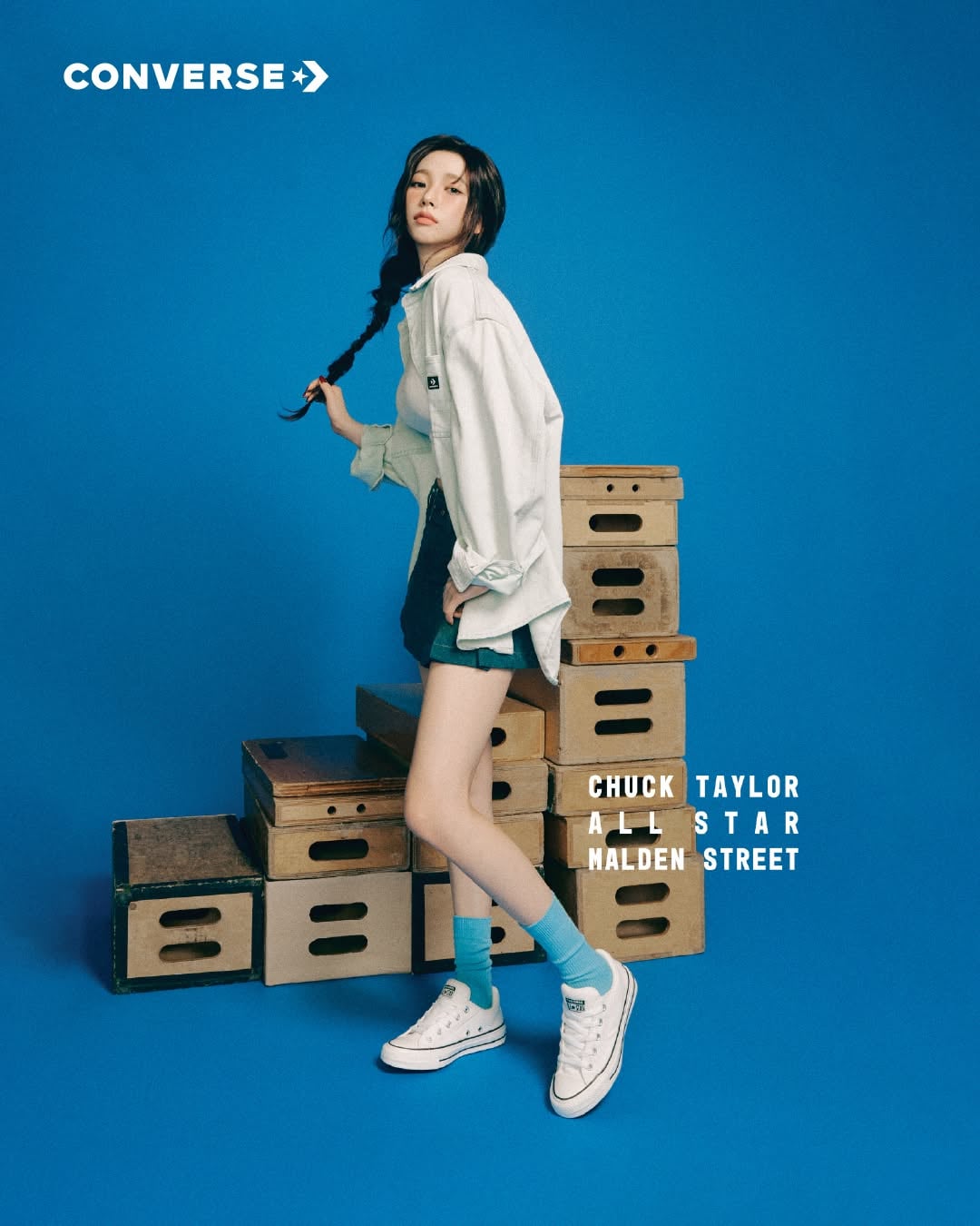 250208 Karina for Converse x Chuck Taylor All Star Malden Street